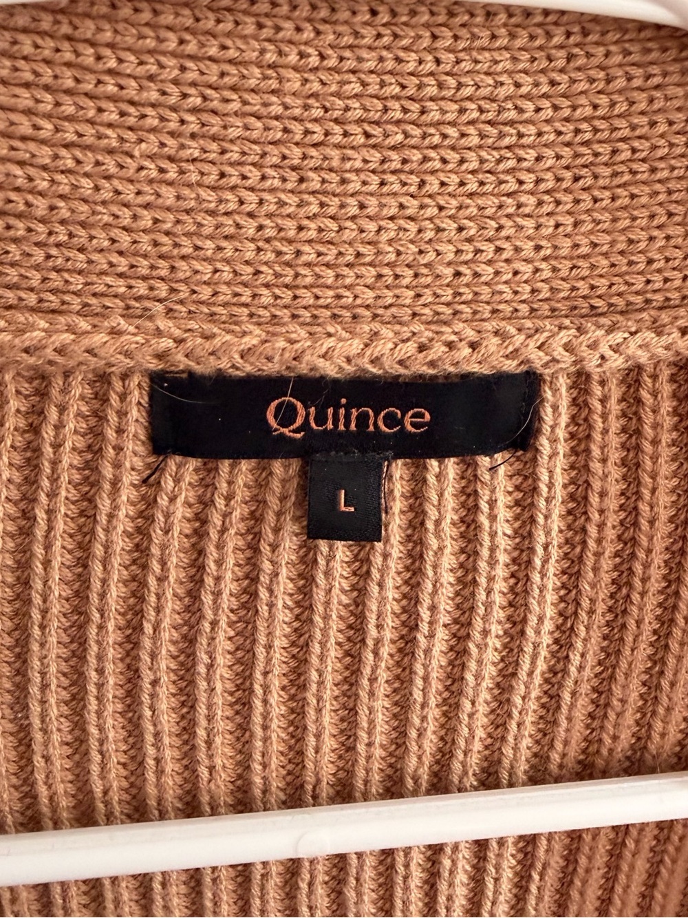 Quince 100% Organic Cotton Oversized Cardigan - Picture 2 of 6